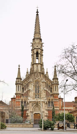 Saint Francis De Sales Catholic Church in Barcelona  Spainの写真素材