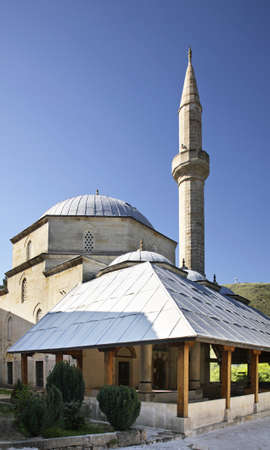 Koski Mehmed Pasha Mosque in Mostar  Bosnia and Herzegovinaの写真素材