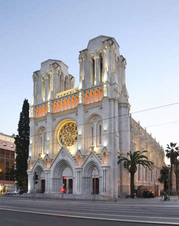 Basilica of Notre-Dame de Nice  Franceの写真素材