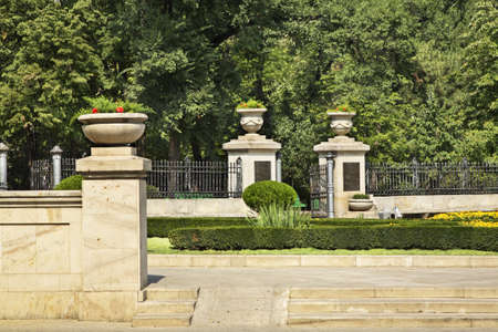 Kishinev  ChiÈinÄu    Central Park  Stefan the Great   Moldova   の写真素材