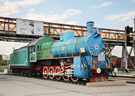 Kishinev    Locomotive on ChiÈ™inÄƒu Railway Station  Moldova 