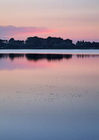 Lake Paezeriai  Lithuaniaの写真素材