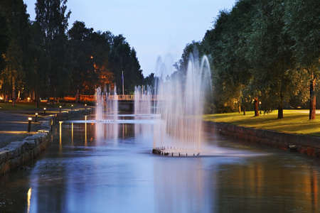 River Sunti in Kokkola  Finlandの写真素材