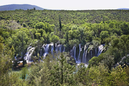 Kravice Falls in Ljubuski  Bosnia and Herzegovinaの写真素材