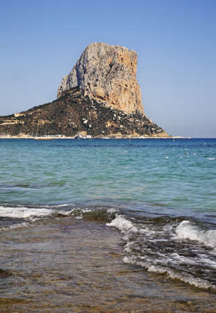 Rock of Ifach in Calpe  Spainの写真素材