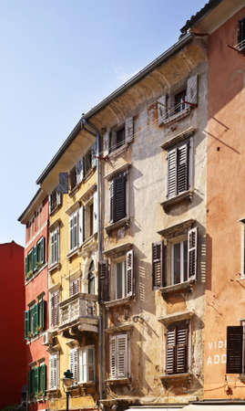Old town in Rovinj  Istria  Croatia の写真素材