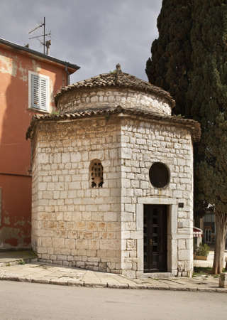 Chapel of the Holy Trinity in Rovinj  Istria  Croatiaの写真素材