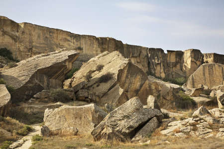 Gobustan National Park. Azerbaijanの写真素材