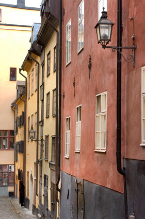 Old town in Stockholm. Swedenのeditorial素材