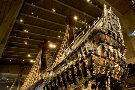 Vasa Museum in Stockholm. Swedenのeditorial素材