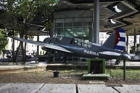 Aircraft in Museum of the Revolution in Havana. Cuba