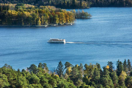 Lake Pyhajarvi in Tampere. Finland