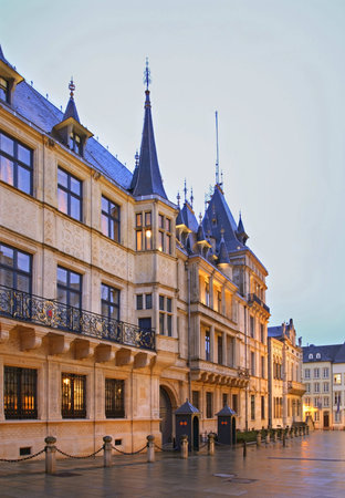 Grand Ducal Palace in Luxembourg cityのeditorial素材