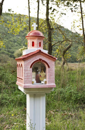 Small chapel in Filiates. Greeceの写真素材