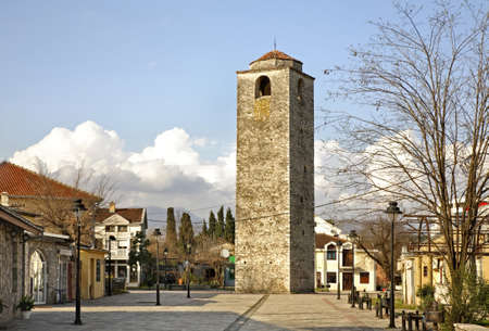 Ottoman clock tower in Podgorica. Montenegroの写真素材