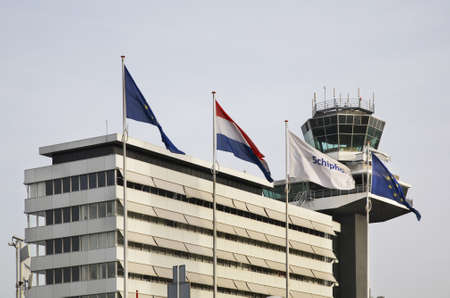 Amsterdam Airport Schiphol. Netherlandsのeditorial素材