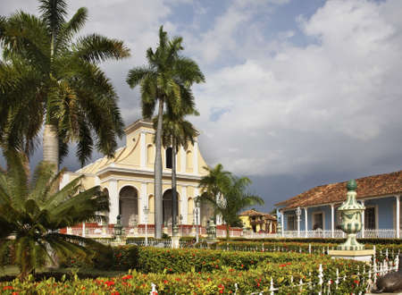 Plaza Mayor in Trinidad. Cubaの写真素材