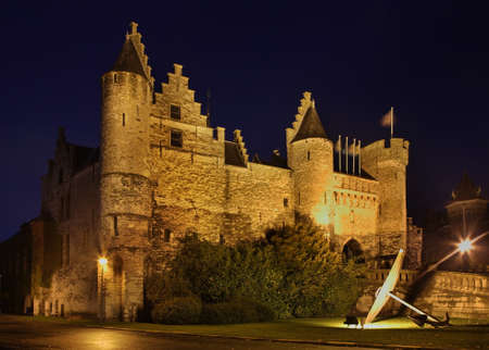 Het Steen. Antwerp. Belgiumのeditorial素材