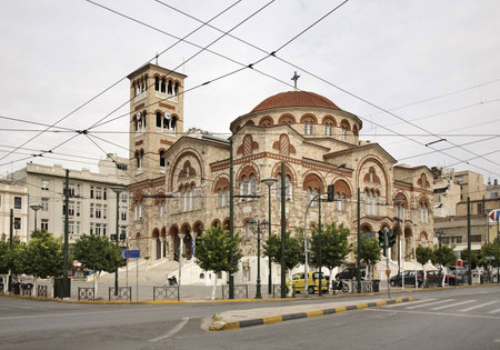 Church of St. Trinity in Piraeus. Greece Piraeus. Greeceのeditorial素材