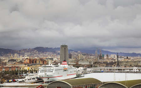 Port in Barcelona. Spain
