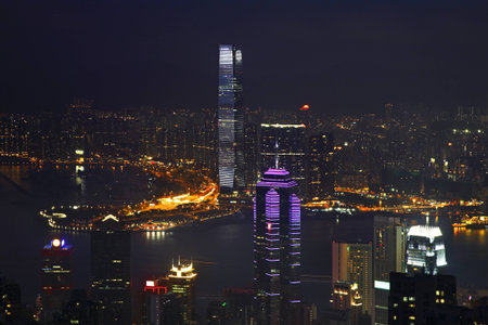 Victoria Peak in Hong Kong. China