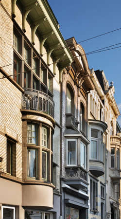 Building in Ghent. Flanders. Belgiumの写真素材