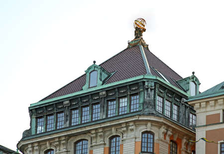 Old building in Stockholm. Swedenの写真素材