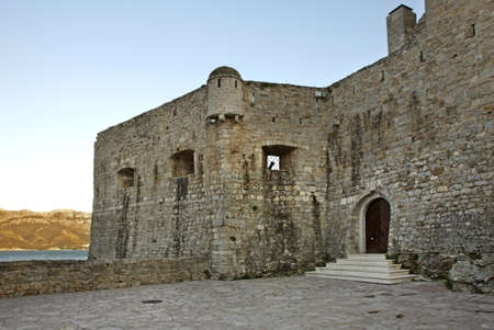 Venetian walls in Budva. Montenegroのeditorial素材