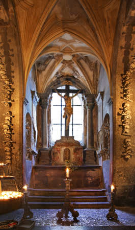 Sedlec Ossuary in Kutna Hora. Czech Republicのeditorial素材