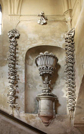 Sedlec Ossuary in Kutna Hora. Czech Republicのeditorial素材