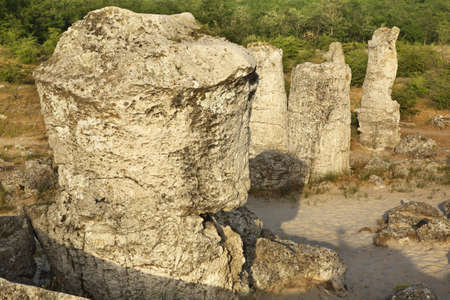 Pobiti Kamani Stone forest near Varna. Bulgariaの写真素材