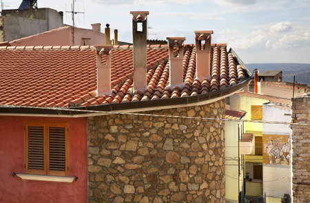 Orgosolo. Sardinia. Italyのeditorial素材