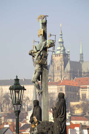 Charles Bridge in Prague. Czech Republicの写真素材