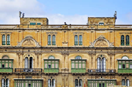 Old house in Valletta. Malta