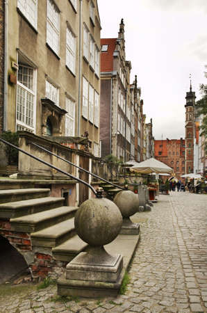 Mariacka street in Gdansk. Poland