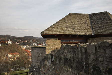 Royal castle in Esztergom. Hungaryのeditorial素材