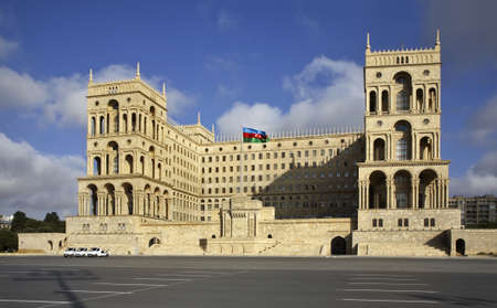 Palace of the Government of Azerbaijan in Baku. Azerbaijanのeditorial素材