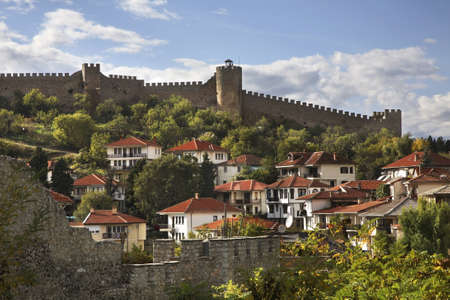 Fortress of Samuil in Ohrid. Macedoniaのeditorial素材