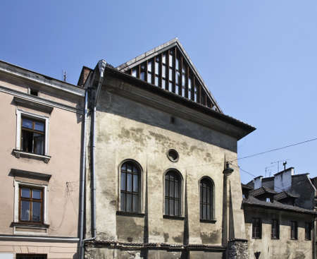 Joseph street in Kazimierz. Krakow. Polandの写真素材