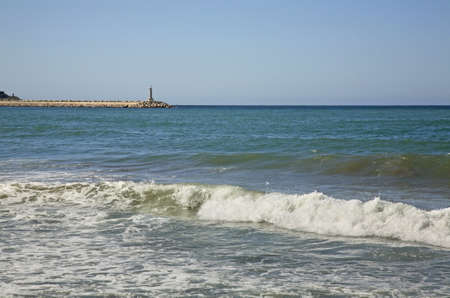 Adriatic Sea in Bar. Montenegroの写真素材