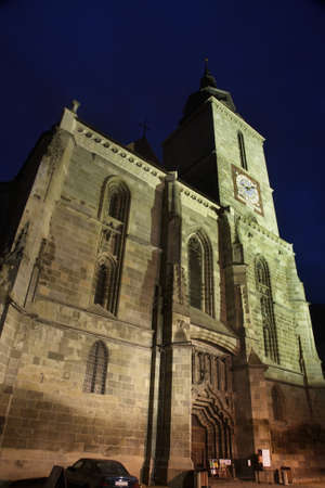 Black Church in Brasov. Romaniaの写真素材