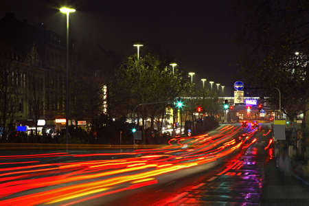 Schwalbacher street in Wiesbaden. Germanyの写真素材