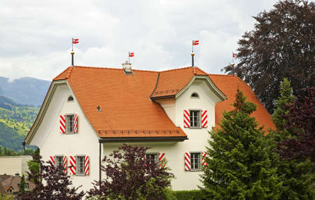 House in Stans. Nidwalden. Switzerlandの写真素材