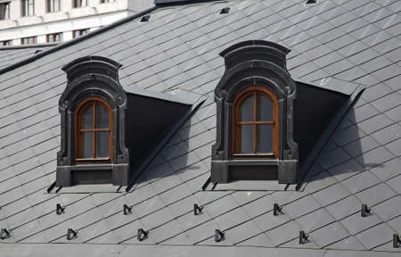 Roof in Bratislava. Slovakiaの写真素材