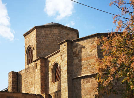 Bedesten Bedestan - Church of St Nicholas and Selimiye mosque in Nicosia. Cyprusの写真素材