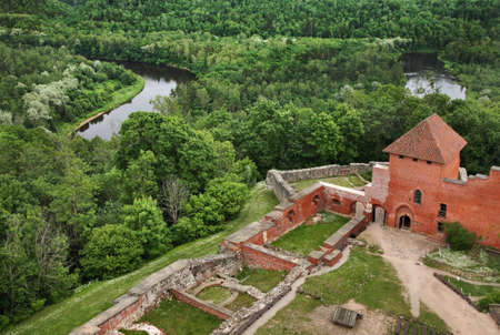 Turaida Castle near Sigulda. Latviaのeditorial素材