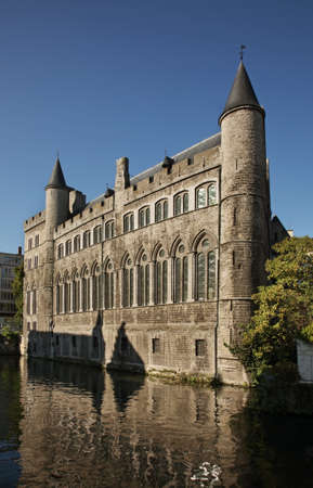 Castle of Gerald Devil in Ghent. Belgiumのeditorial素材