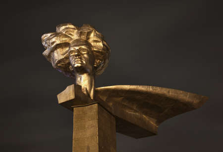 Monument to Genkina in Ivanovo. Russiaの写真素材