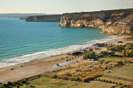 Mediterranean sea in Kourion. Cyprusの写真素材