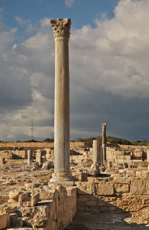 Ancient town in Kourion. Cyprus